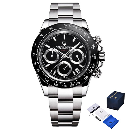 Годинник чоловічий Pagani Design PD-1644 Silver-Black
